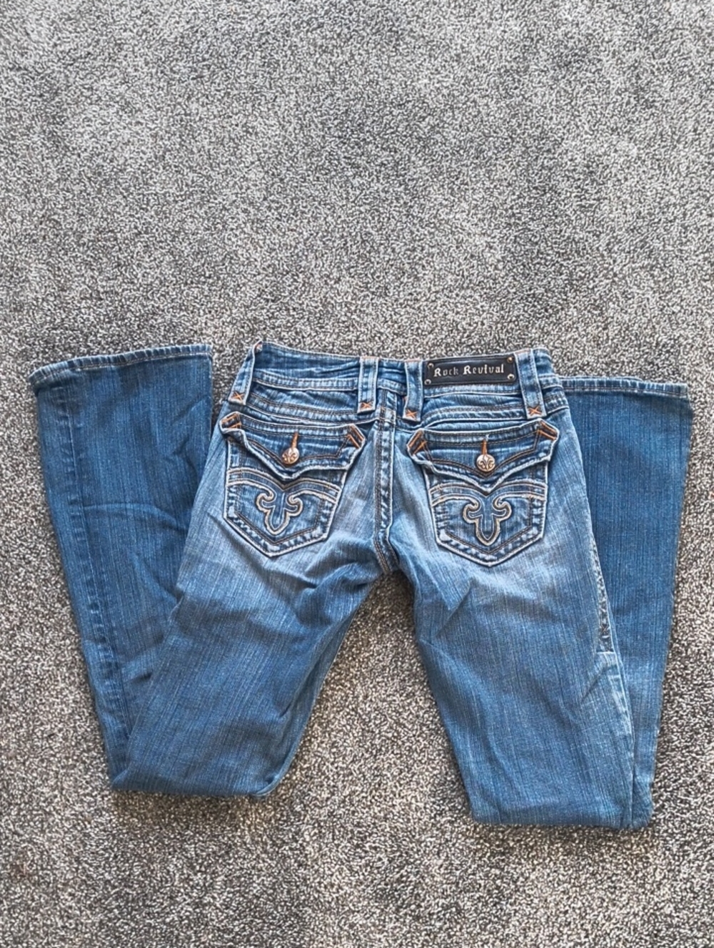 Deborah Rock Revival Bootcut Jeans